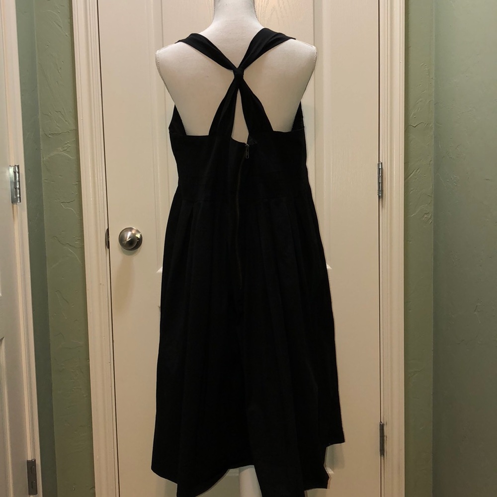 Black Lane Bryant Dress sweetheart neckline sz 18 - Picture 3 of 3